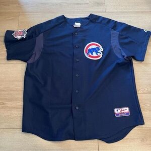 Majestic Dark Blue Kids Baseball Jersey
